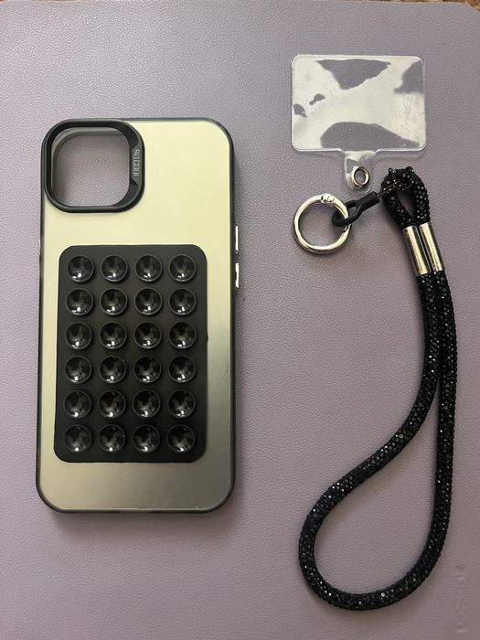 Ремінець шнурок для телефону блискучий