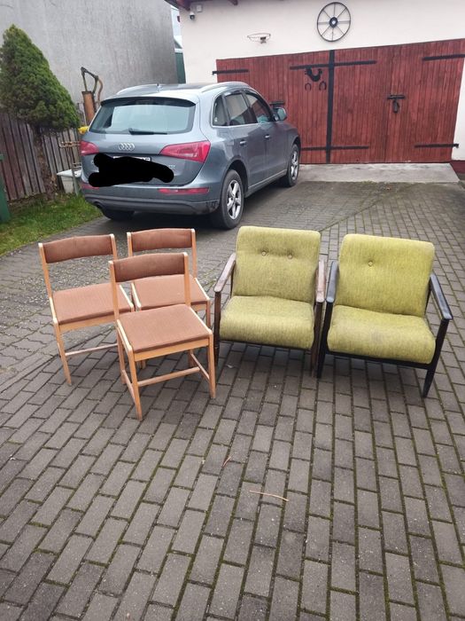 Fotele i krzesła z prl'u
