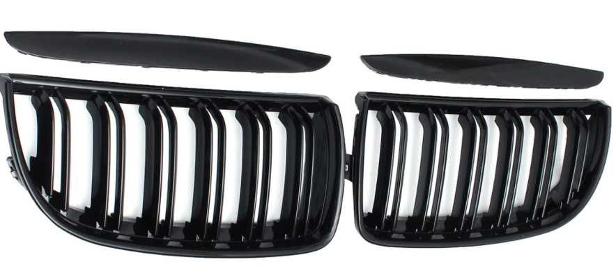 GRILL NERKI BMW E90 E91  PRE LCI oraz LCI Czarny połysk