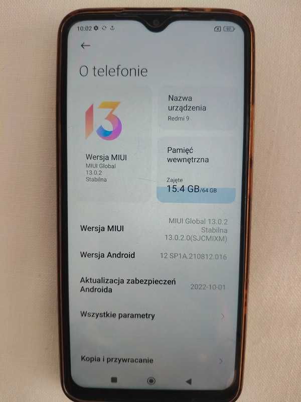 Xiaomi Redmi 9 4/64G+Szkło+2 etui