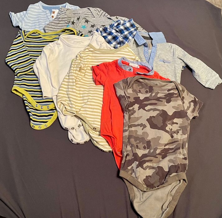 Paka ubranek dla chłopca, roz. 68/74 zara, H&M, reserved