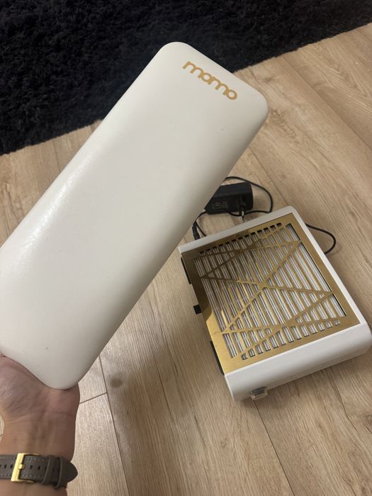 Pochłaniacz pyłu kasetowy MOMO J23 + Podpórka do manicure