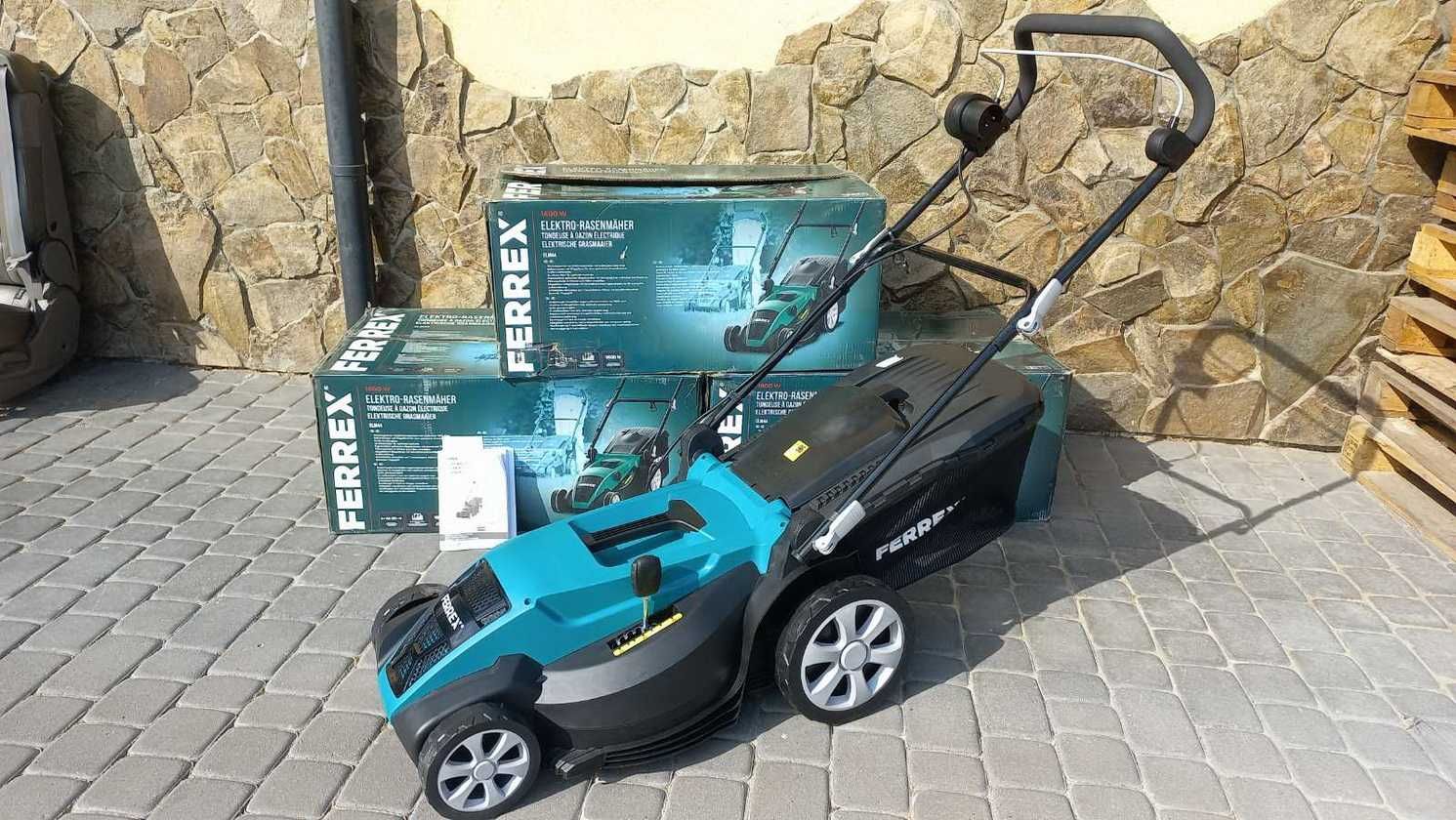 Розпродаж! Електрична газонокосарка FERREX газонокосилка 1800 Вт