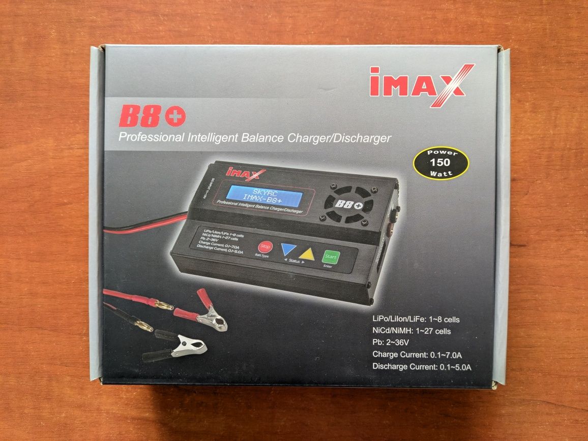 Зарядне SkyRC iMax B8+ Professional 8S Balance Charger - Оригінал!