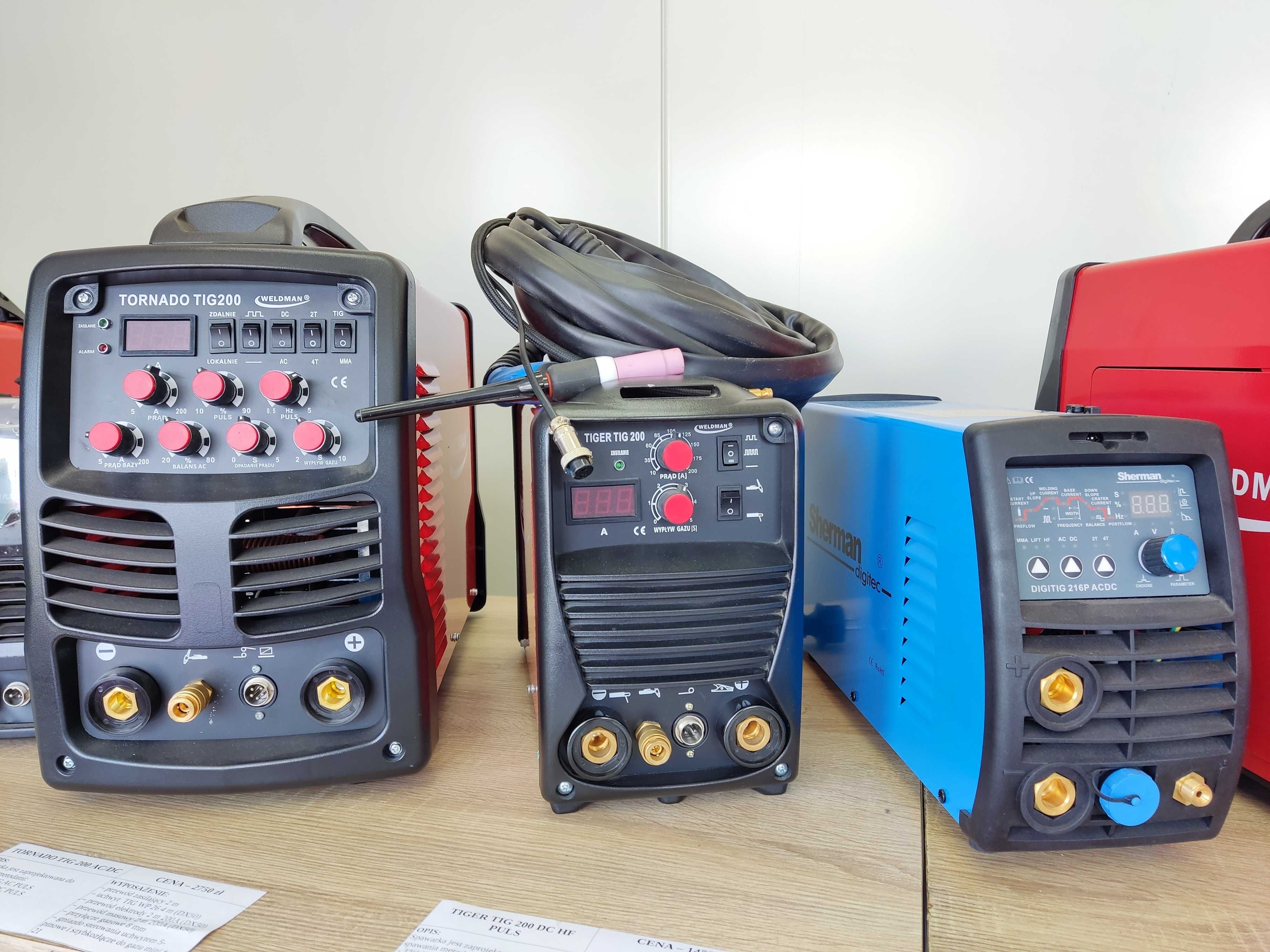 Spawarka TIGER Tig 200DC HF Puls