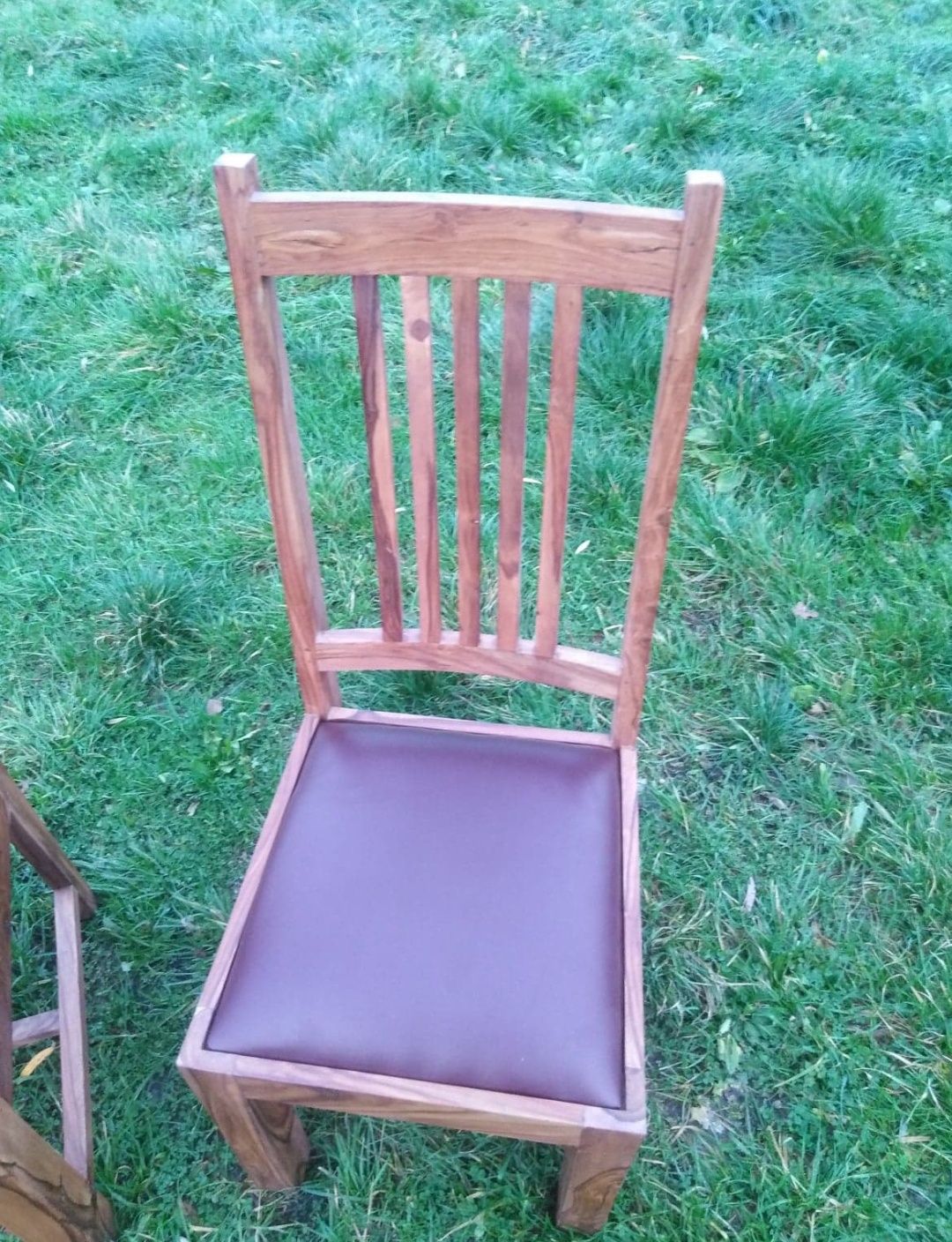 Krzesła lite drewno egzotyczne/ palisander