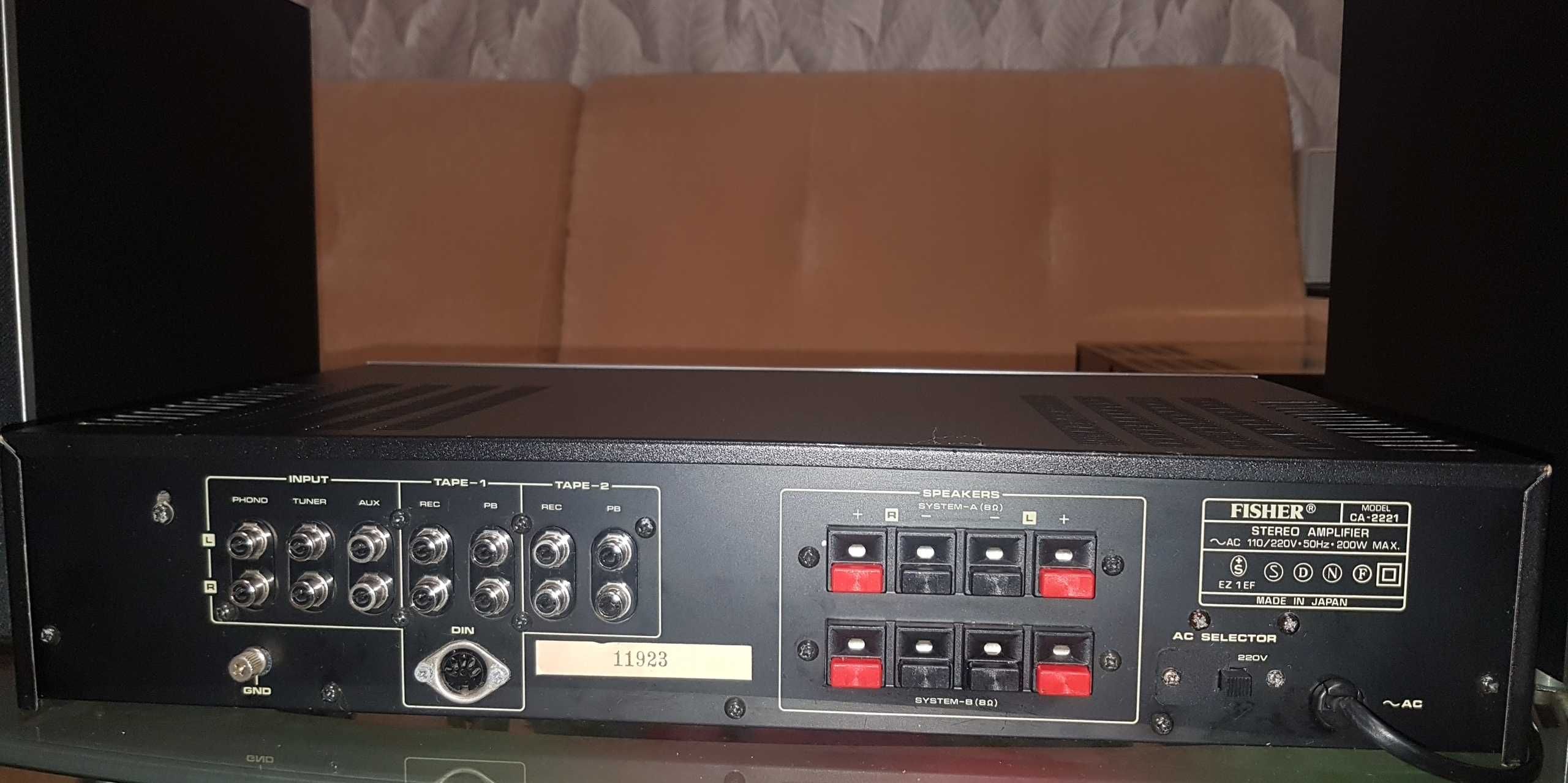 Усилитель FISHER CA-2221 Stereo Integrated Amplifier made in Japan