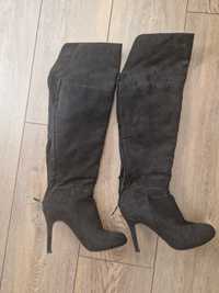 Botas altas pretas 38