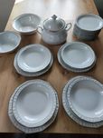 Zestaw porcelanowy obiadowy Winterling