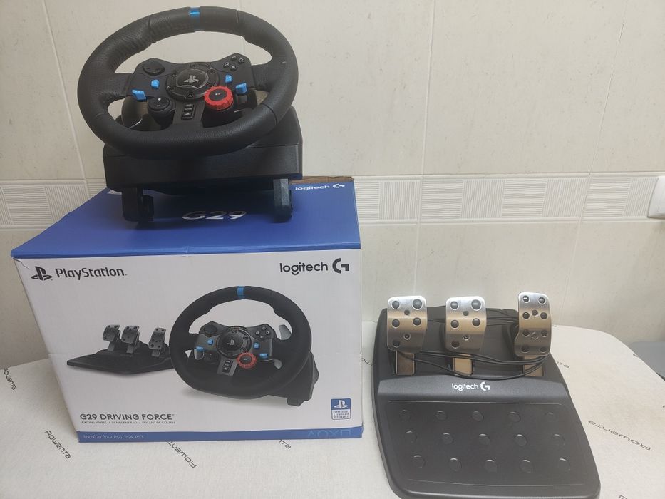 Volante + Pedais LOGITECH G29 Driving Forceracing (PS3, PS4, PS5)
