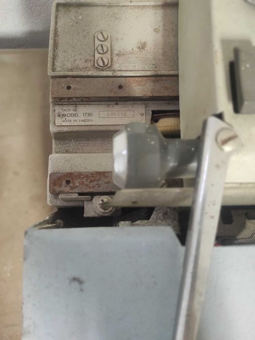 Máquina de Escrever Vintage Facit AB - Model 1730