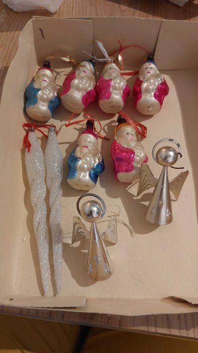 Stare bombki na choinkę PRL vintage