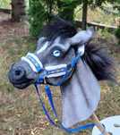 Realistyczny źrebak konik Hobby Horse A4 blue roan