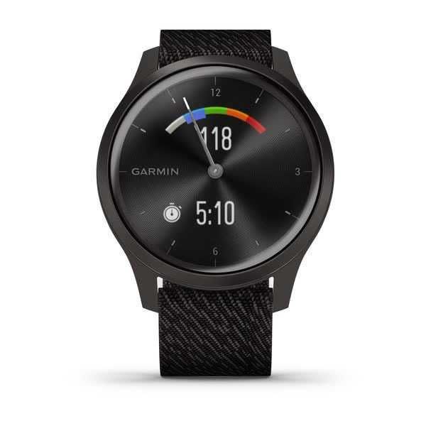 Garmin vivomove Style графіт з чорним нейлоновий ремінцем 010-02240-23