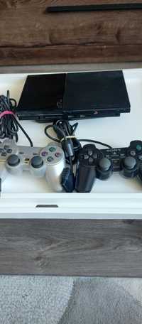 PlayStation 2+ 2 pady, uszkodzone.