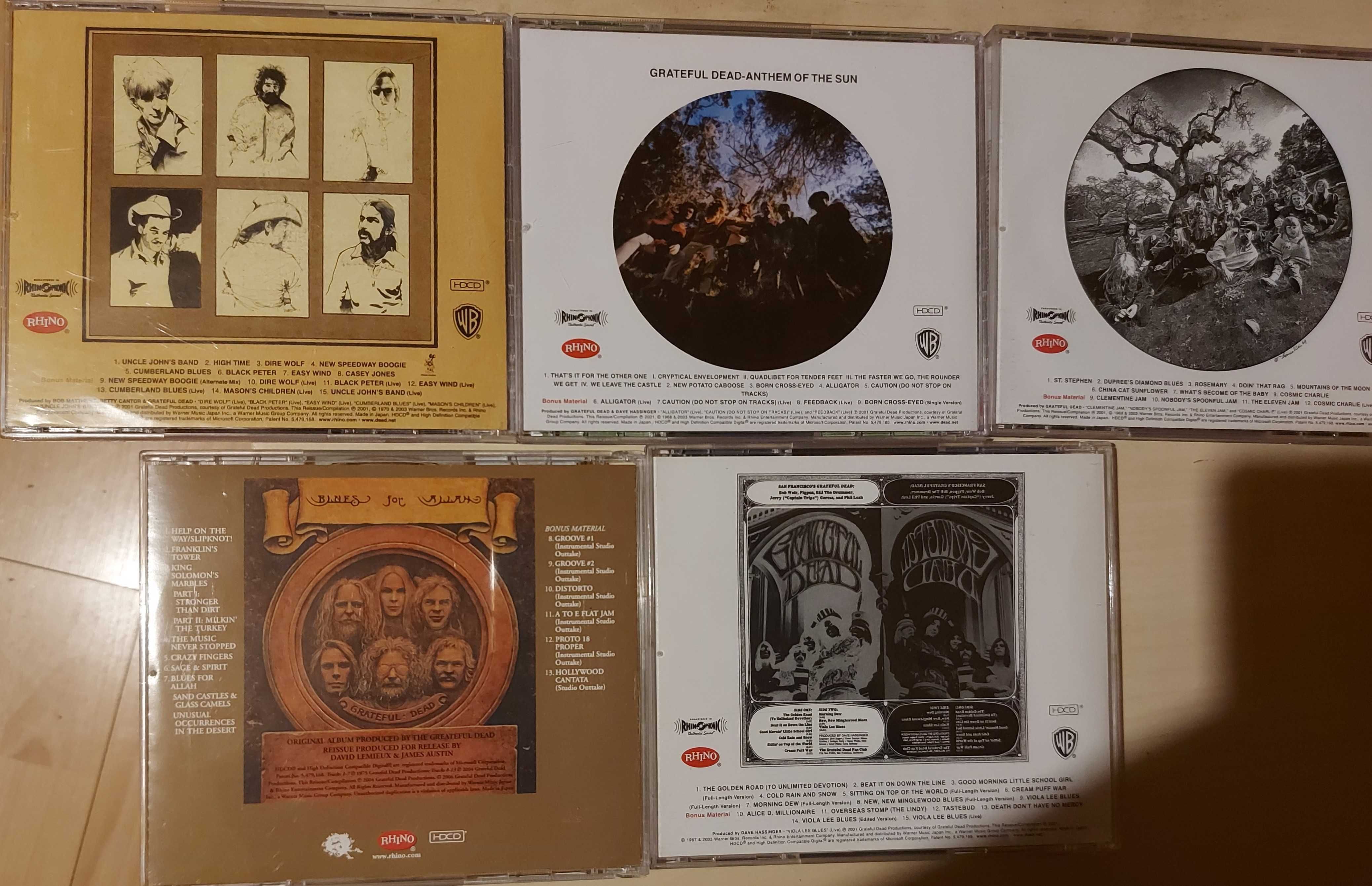 Grateful Dead Workingman's dead i inne, remaster + bonus tracks Japan