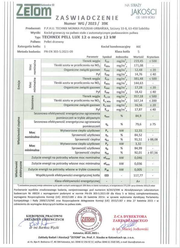 Montaż instalacja piec kocioł kotły pellet ekogroszek węgiel drewno