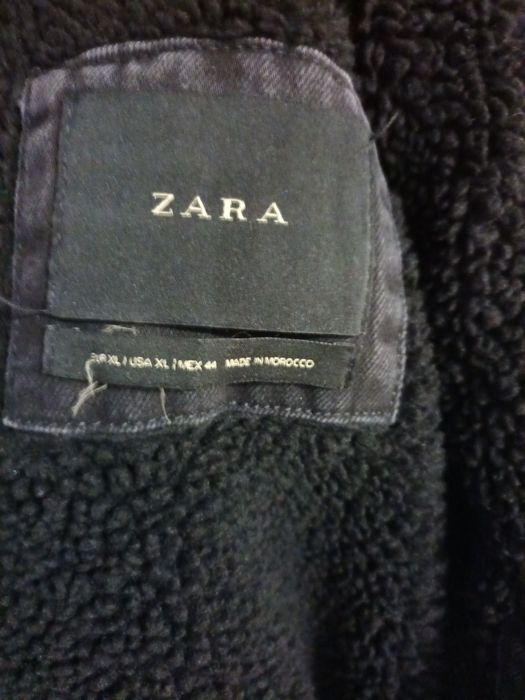 Casaco ganga com pelo Zara