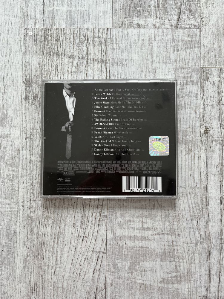 50 twarzy Grey'a soundtrack płyta CD