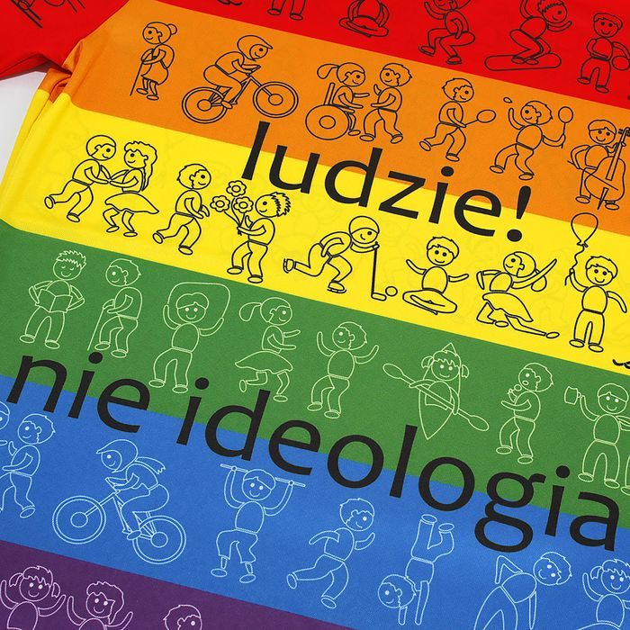 T-shirt tęcza LGBT Ludzie! koszulka unisex