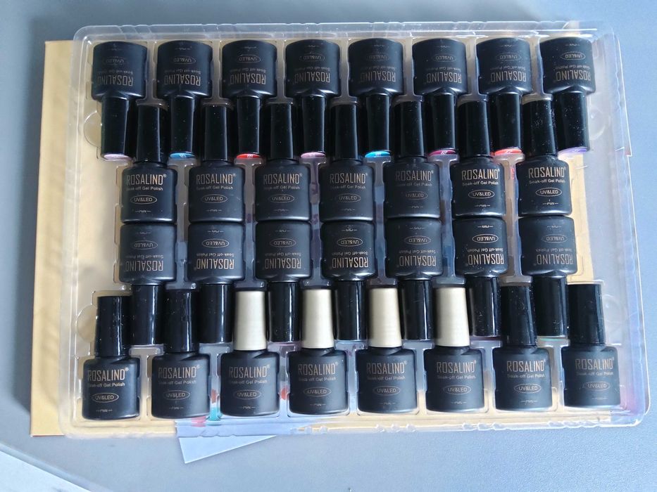 Rosalind Zestaw lakierów do paznokci UV, 30 szt. żel do paznokci Gel