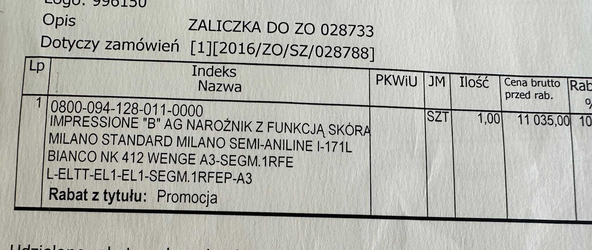 Wypoczynek sofa skóra biała