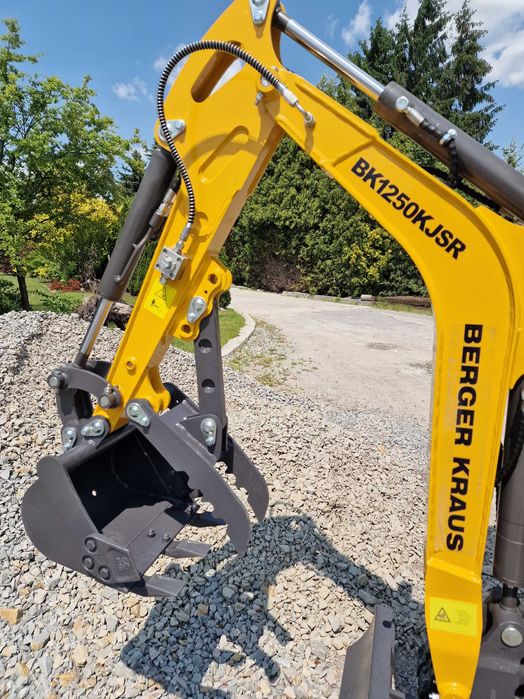 Mini Koparka Berger Kraus BK1250KJSR z kabiną JOYSTICK silnik Kubota