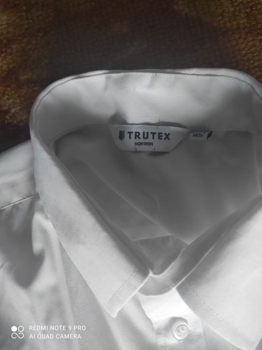 Сорочка біла для хлопчика 8, 13-14 років.