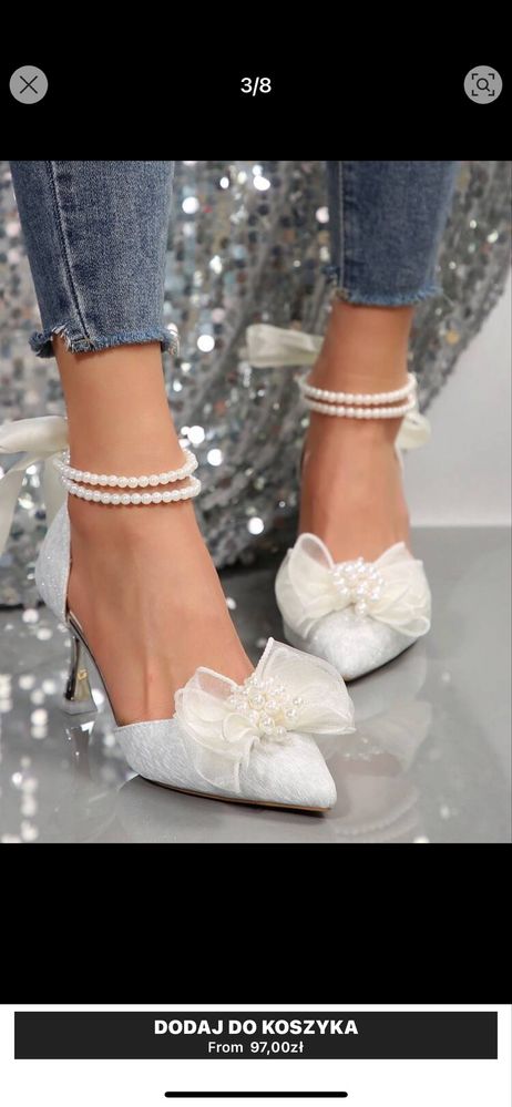 Buty ślubne r 38