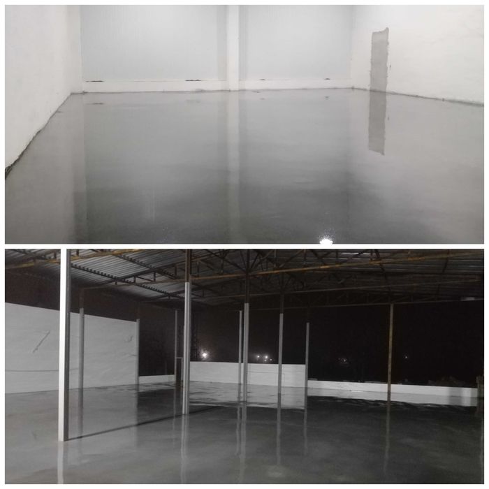 Промислова бетонна підлога. Топінг.