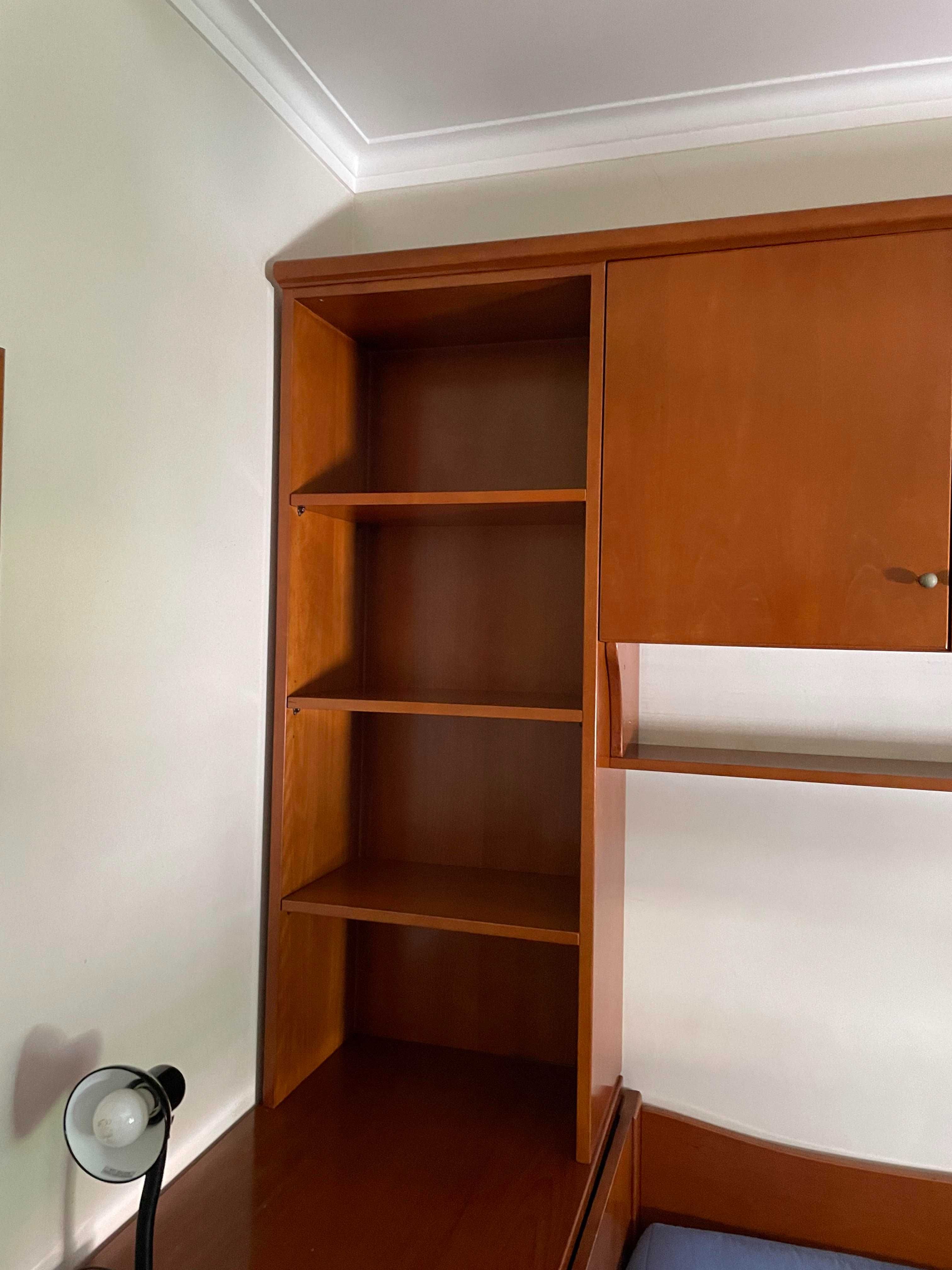 Estudio/Mobília para Quarto Completa - Madeira Maciça de Cerejeira