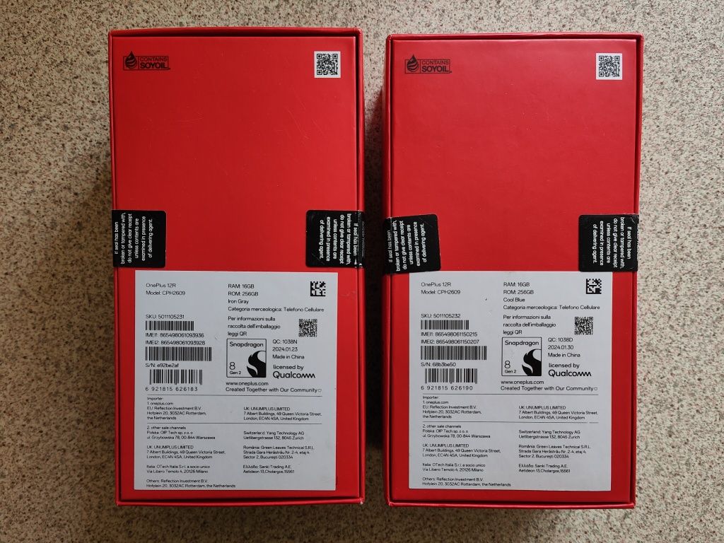 OnePlus 12R 5G 16/256GB Iron Gray 120Hz Global Version. Гарантія