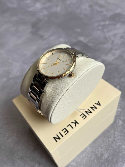 годинник жіночий anne klein ak/2787sv часы касио жіночий браслет Ø34мм