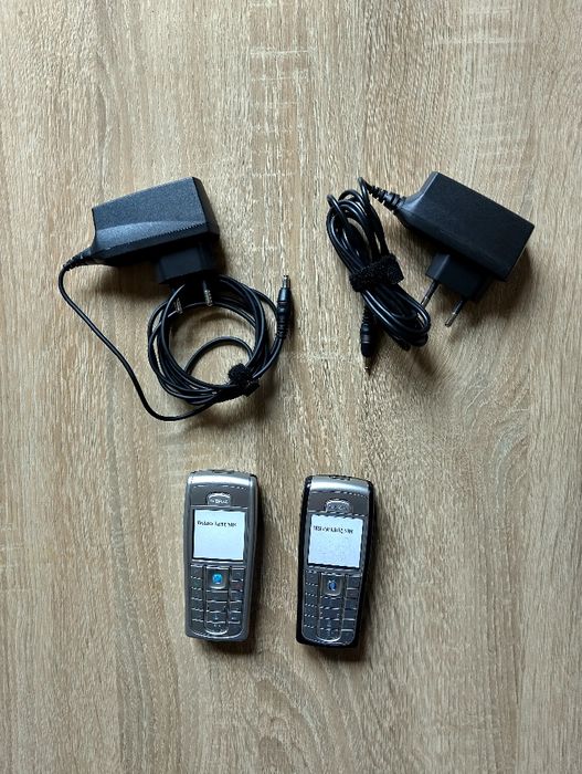 Nokia 6230i dwa telefony wraz ładowarkami
