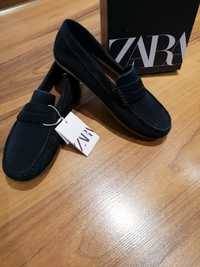 Nowe skórzane buty firmy ZARA rozmiar 37