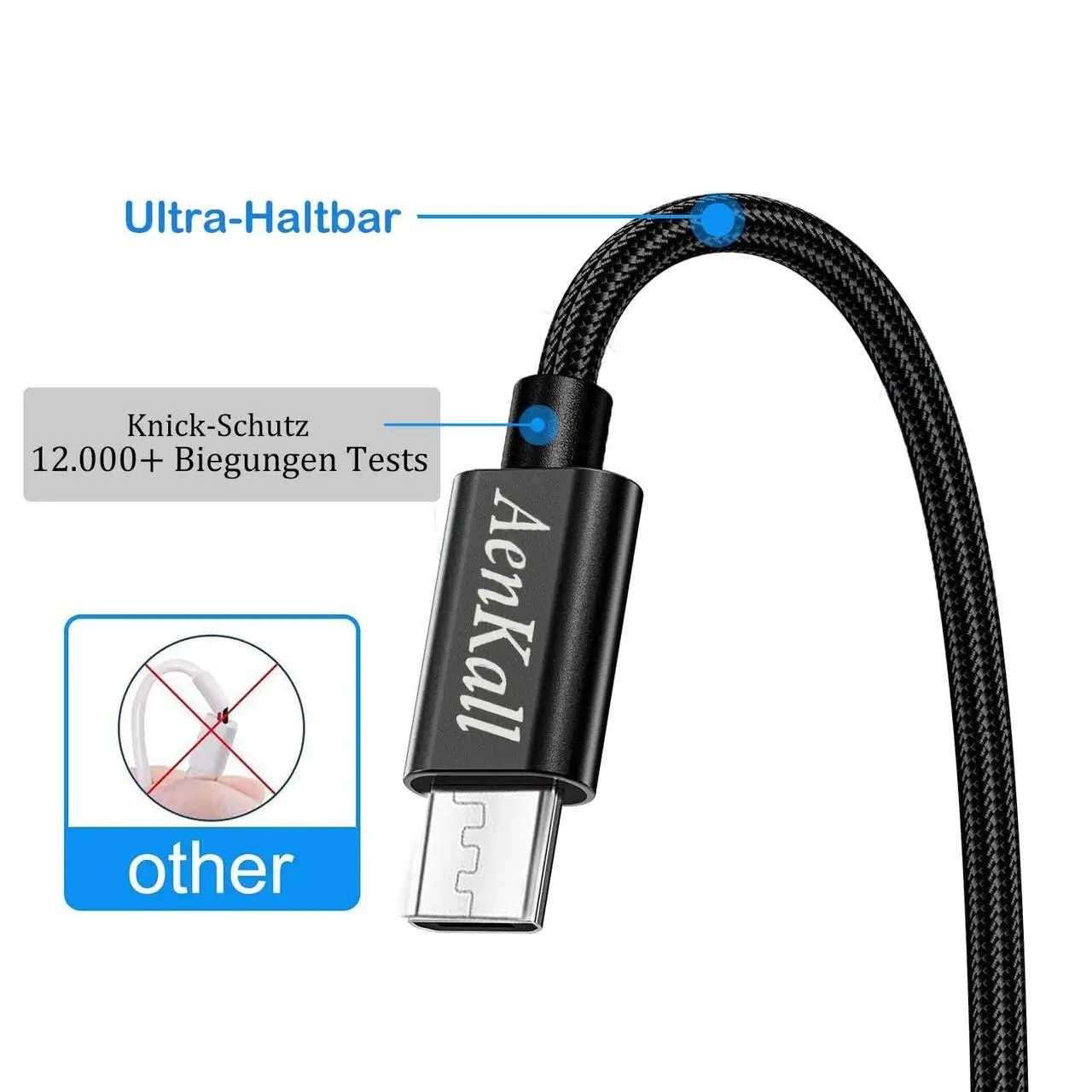 Кабель Aenkall 5 м Micro USB