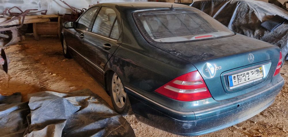 Mercedes S320 de 1999 — 1 dono, para restauro