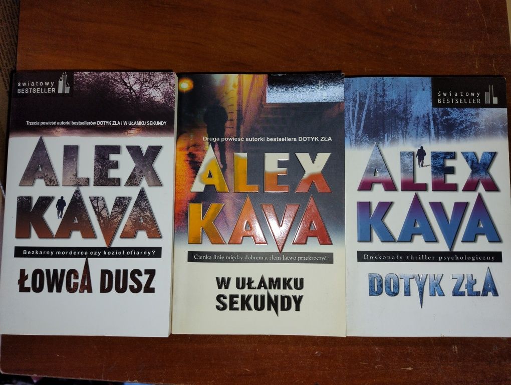 Książki Alex Kava.