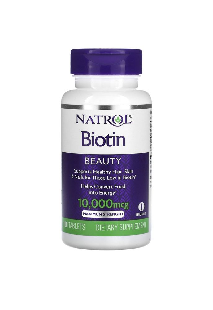 Біотин Natrol / NOW Foods, Skin, nails & hair / шкіра, нігті & волосся