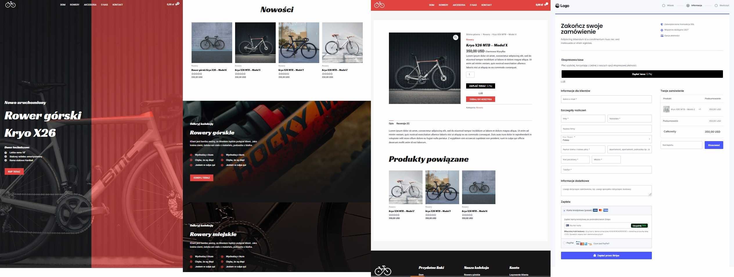 Strona Internetowa Sklep Internetowy Wordpress Woocommerce PrestaShop