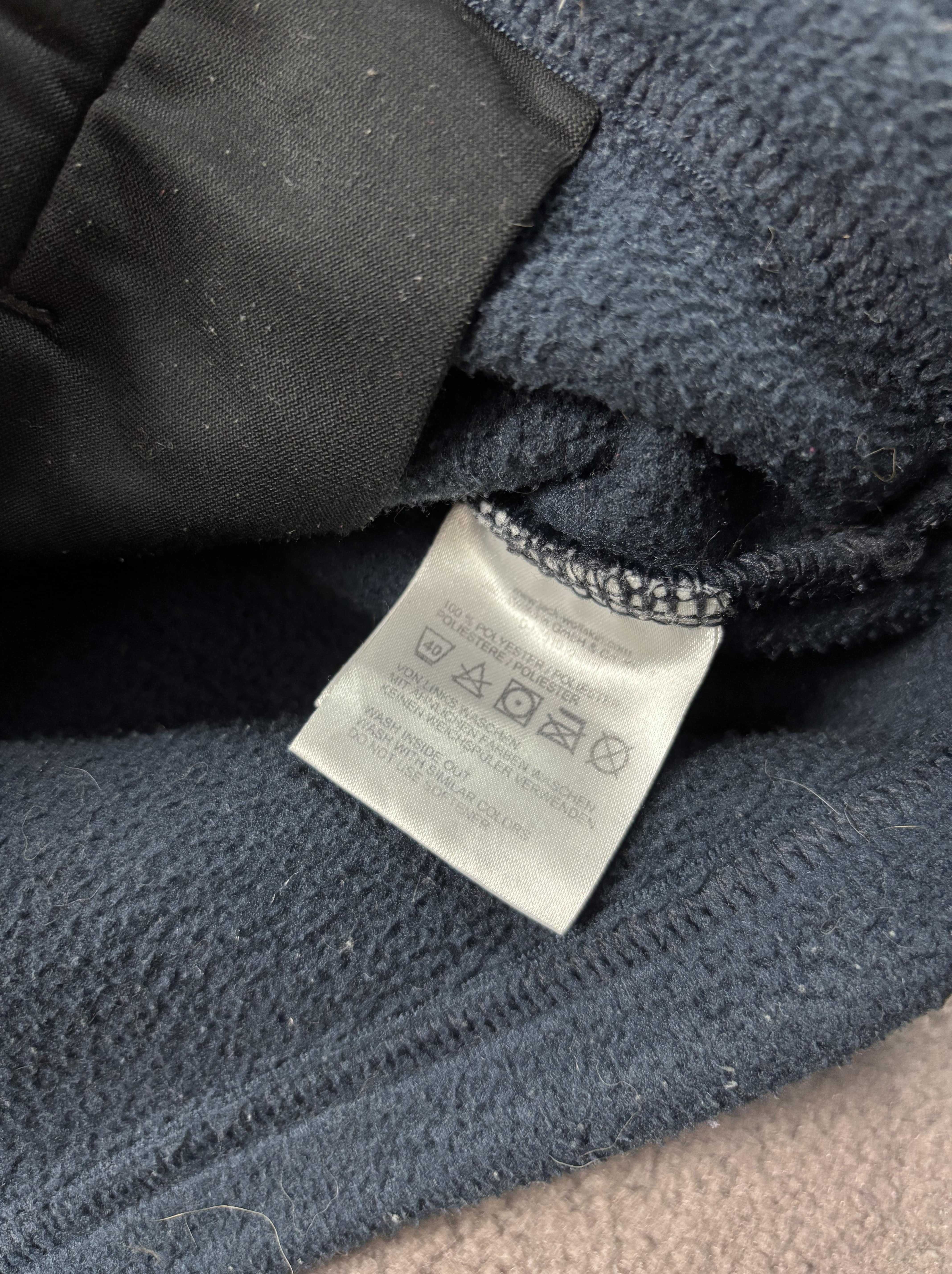 Polar Jack Wolfskin L Granatowy Haft Ciepły Nanuk Damski Rozpinany