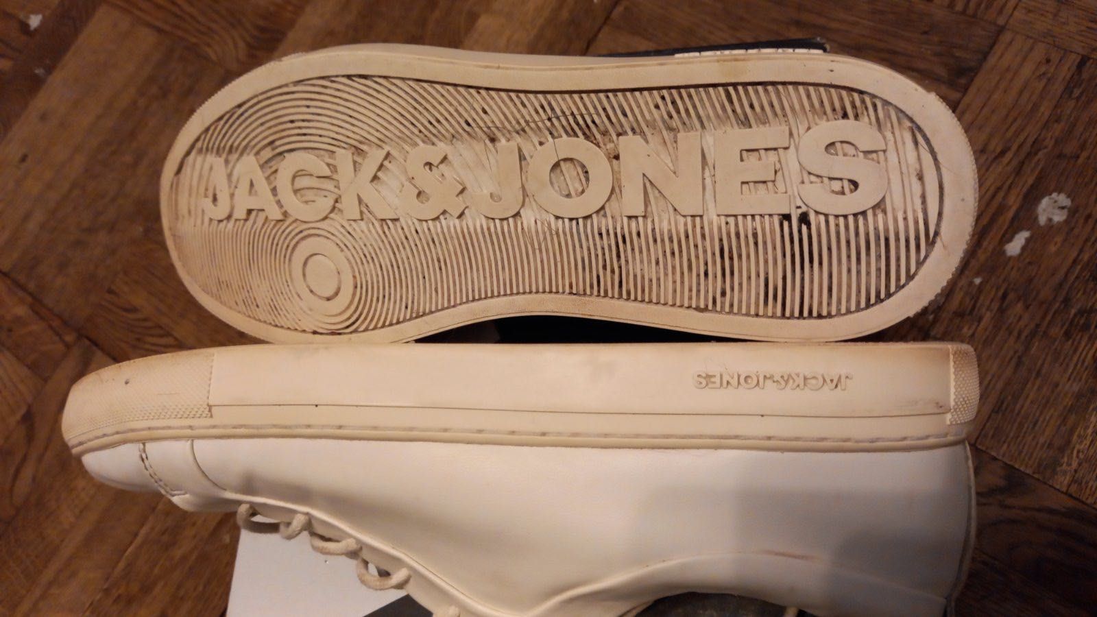 Білі чоловічі кеди Jack&Jones