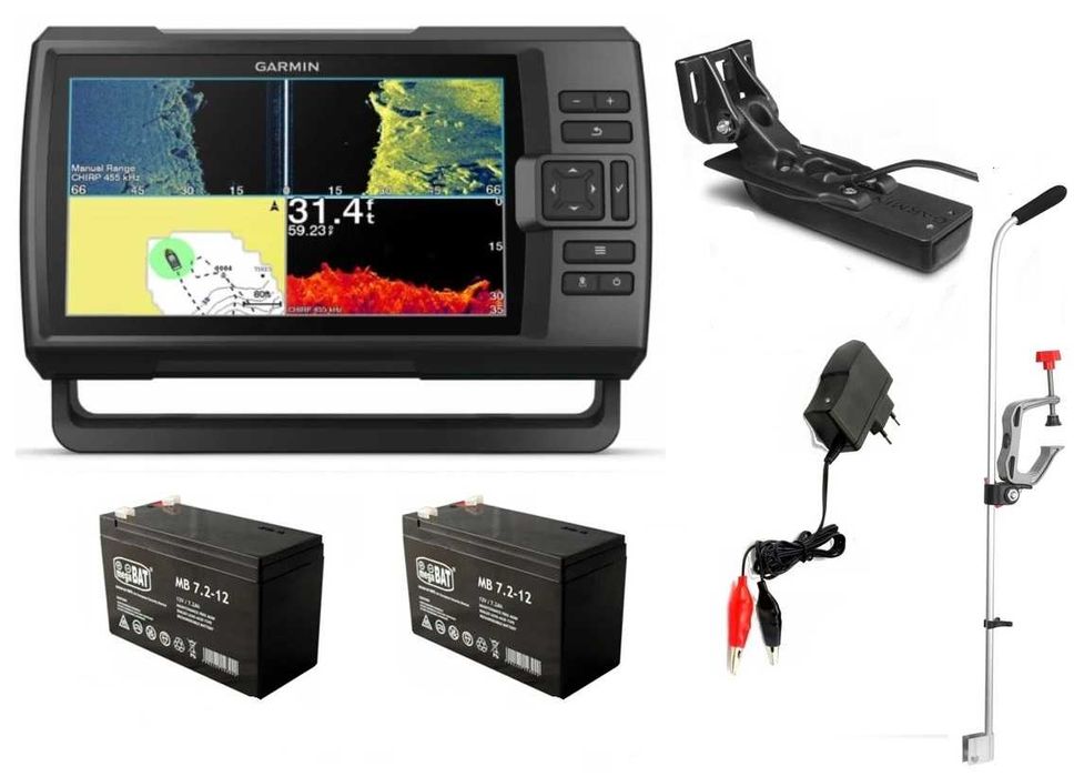 Echosonda Garmin Striker Vivid 9sv z GT52HW-TM nowa ZESTAW