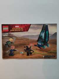 Instrukcja LEGO Marvel Super Heroes 76101 Outrider Dropship Attack