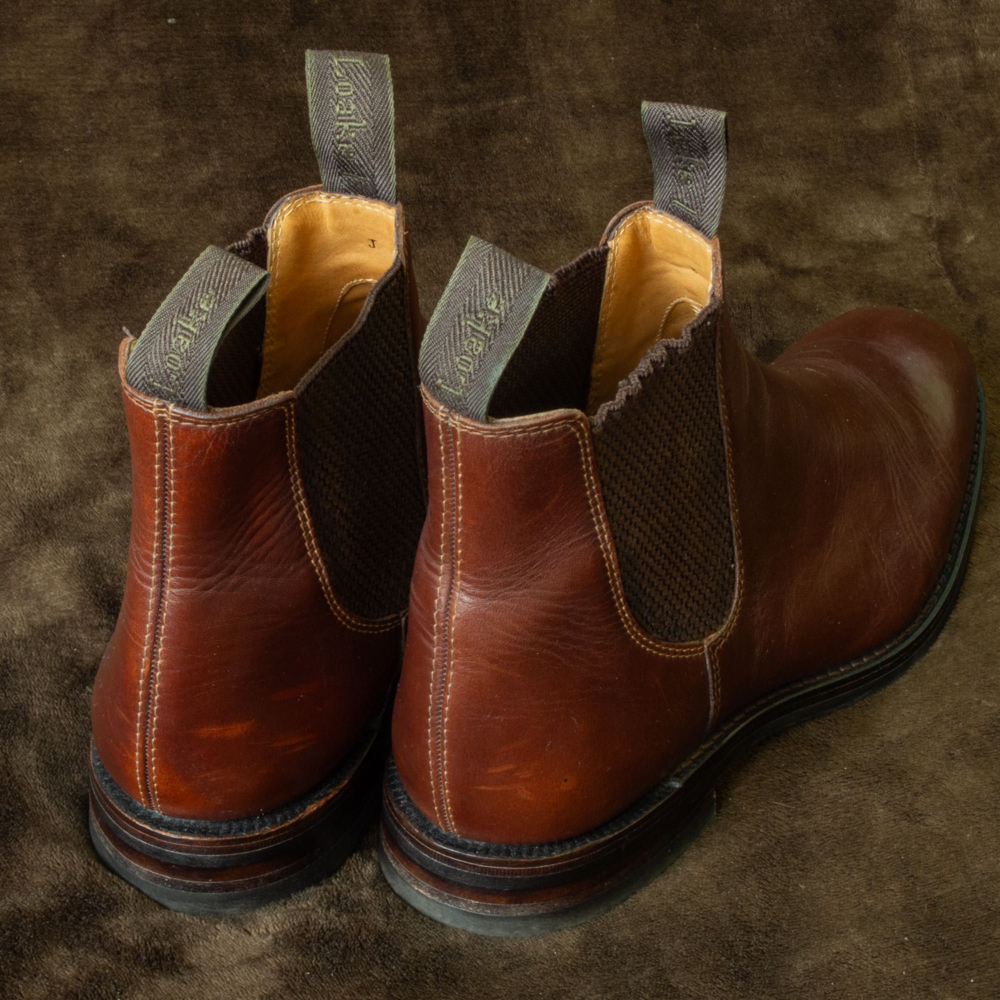 Loake Chatsworth, Chelsea (sztyblety), Brown Waxy (brązowe) roz. 42