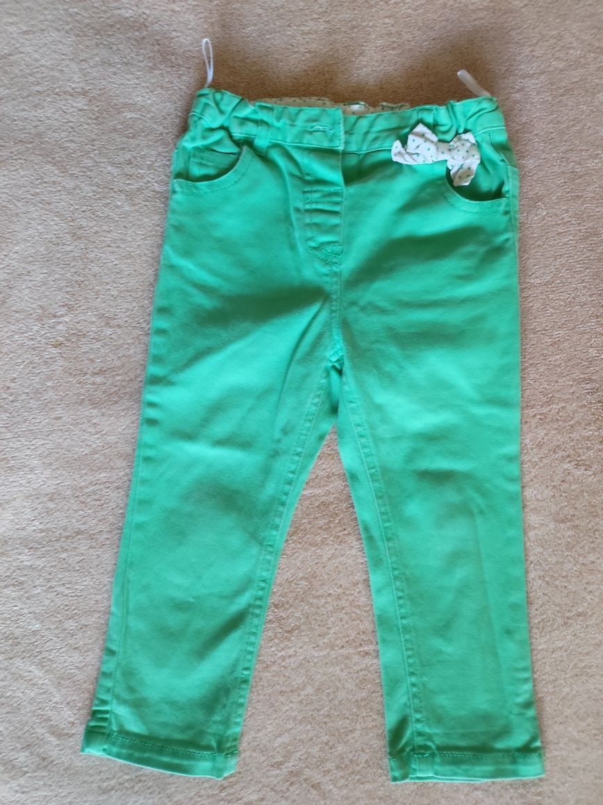 Spodnie zielone rozm.86 C&A dz