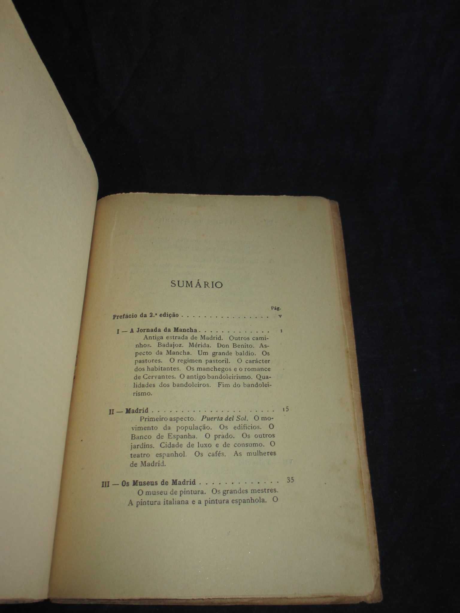 Livro Viagem na Espanha Anselmo de Andrade 1923