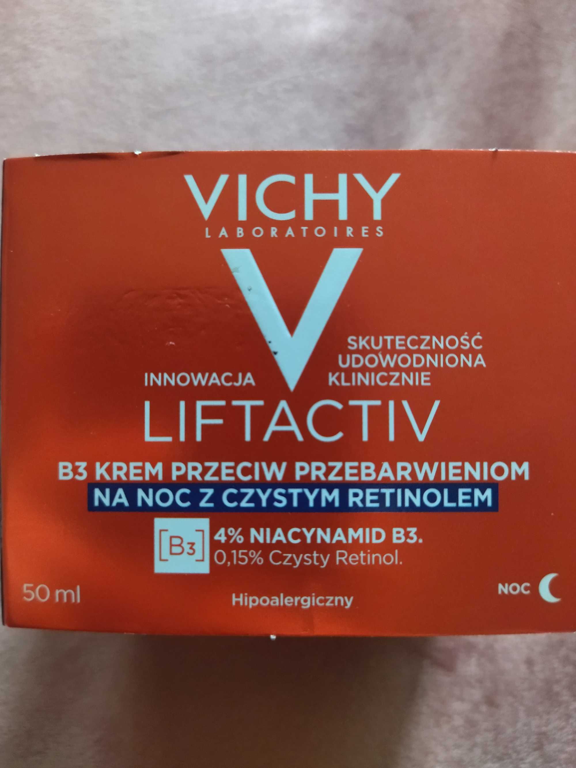 Krem na noc VICHY Liftactiv B3 z retinolem