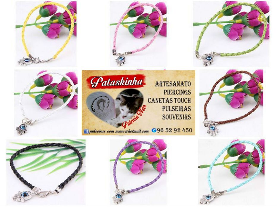 pulseiras Hamsã contra inveja e mau olhado