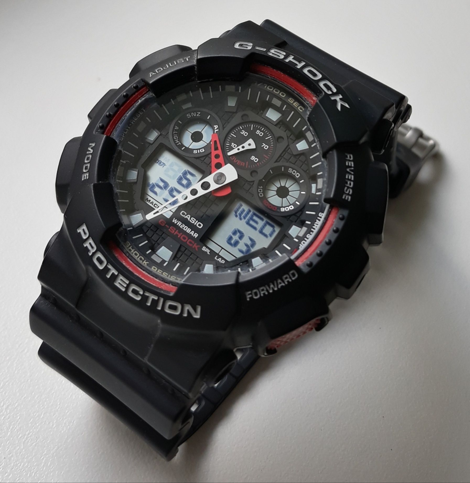 Zegarek męski CASIO G-SHOCK GA-100-1A4ER moduł 5081